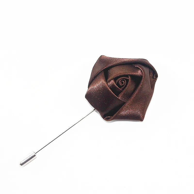 50Pcs Coffee Best Man Groom Boutonniere Silk Satin Rose Flower men buttonhole Wedding Party Prom Man Suit Corsage Pin Brooch
50Pcs Coffee Best Man Groom Boutonniere Silk Satin Rose Flower men buttonhole Wedding Party Prom Man Suit Corsage Pin Brooch