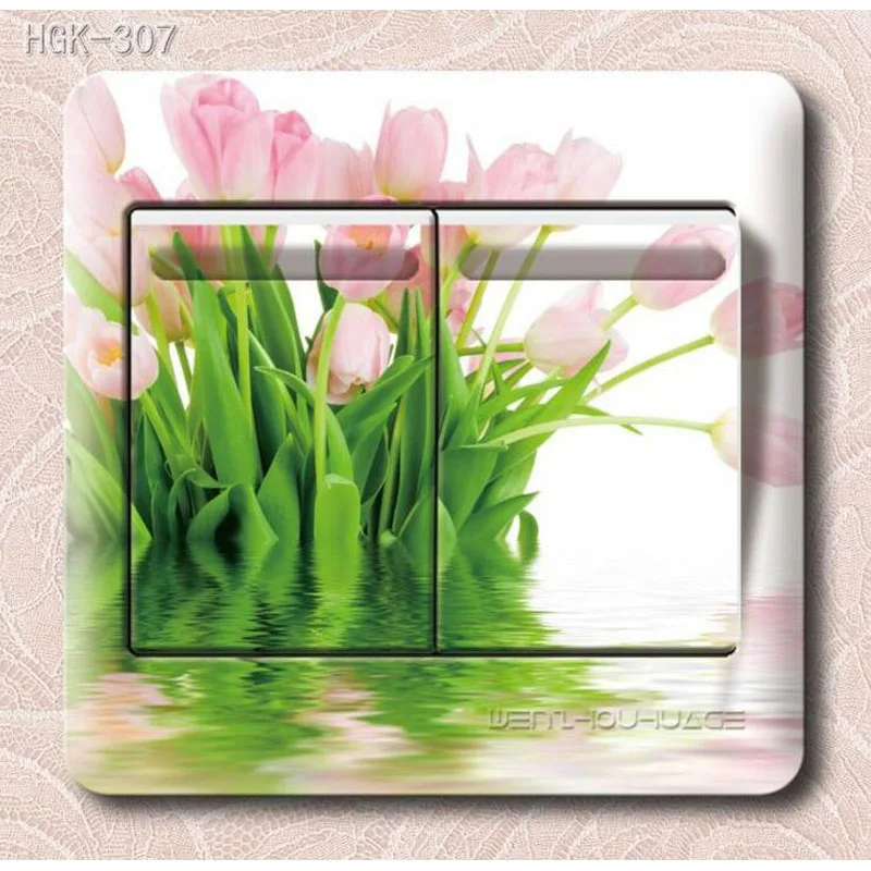 1 pcs romantic garden series colorful flower PVC children's light switch stickers bedroom living room wall fashion
1 pcs romantic garden series colorful flower PVC children's light switch stickers bedroom living room wall fashion