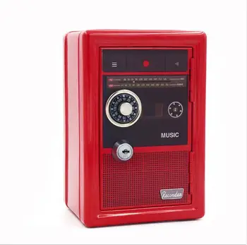 Creative Radio Design Mini Petty Cash Money Box Kids Gift Stainless Steel Security Lock Metal Safe Piggy Bank House Decoration
Creative Radio Design Mini Petty Cash Money Box Kids Gift Stainless Steel Security Lock Metal Safe Piggy Bank House Decoration