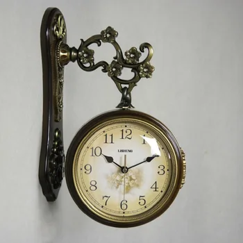 Meijswxj Retro Double-Dided Wall Clock Saat Reloj Clock Relogio de parede Duvar Saati Horloge Murale living room Wall Home Decor
Meijswxj Retro Double-Dided Wall Clock Saat Reloj Clock Relogio de parede Duvar Saati Horloge Murale living room Wall Home Decor