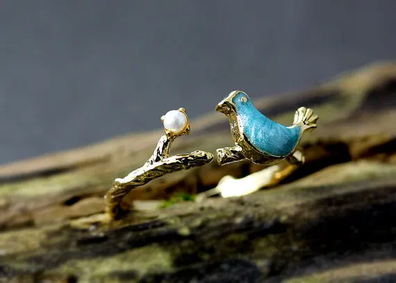 Wholesale Bird on the Branch Ring Women's Girl's Animal Ring Adjustable Knuckle Ring Wrap Enamel Ring 12pcs/lot
Wholesale Bird on the Branch Ring Women's Girl's Animal Ring Adjustable Knuckle Ring Wrap Enamel Ring 12pcs/lot
