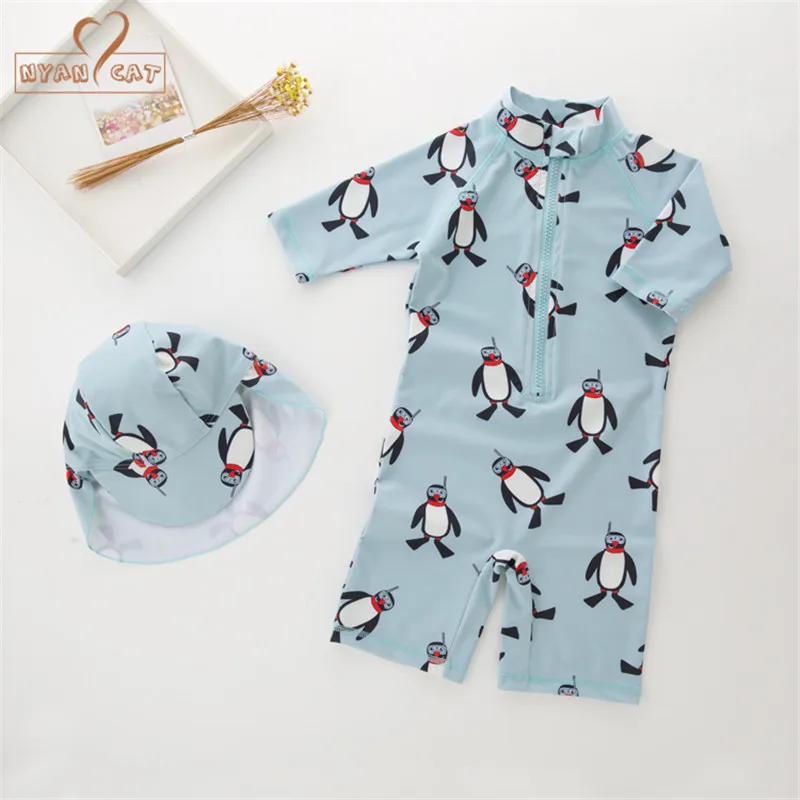 New summer baby boy swimwear+hat 2pcs set penguin animals swimming suit infant toddler kids children spa beach bathing
New summer baby boy swimwear+hat 2pcs set penguin animals swimming suit infant toddler kids children spa beach bathing
