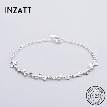 INZATT Real 925 Sterling Silver Branch Leaves Bracelet Minimalist Fine Jewelry For Women Engagement Party Cute Accessories Gift
INZATT Real 925 Sterling Silver Branch Leaves Bracelet Minimalist Fine Jewelry For Women Engagement Party Cute Accessories Gift