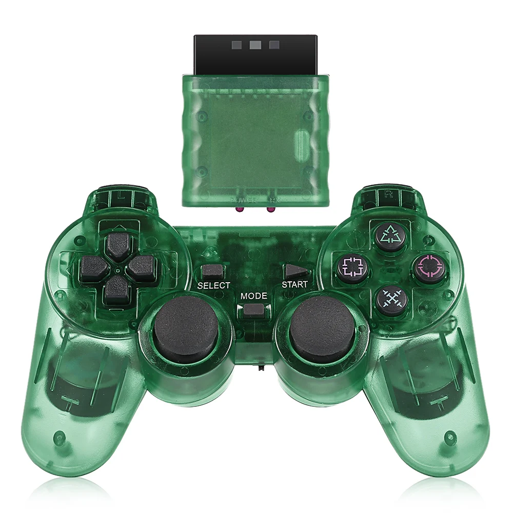 2.4G Wireless Controller Gamepad double vibration For Sony PS2 Game Console Control Joystick Gamepad For Sony Playstation 2 PC
2.4G Wireless Controller Gamepad double vibration For Sony PS2 Game Console Control Joystick Gamepad For Sony Playstation 2 PC