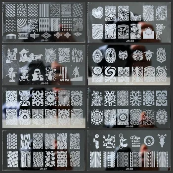 30pcs 6*12cm Nail Printing Plate 30 Styles Nail Stamping Plates Set Lace Flowers Steel Plate DIY Nail Art template Kits JR01-30#
30pcs 6*12cm Nail Printing Plate 30 Styles Nail Stamping Plates Set Lace Flowers Steel Plate DIY Nail Art template Kits JR01-30#