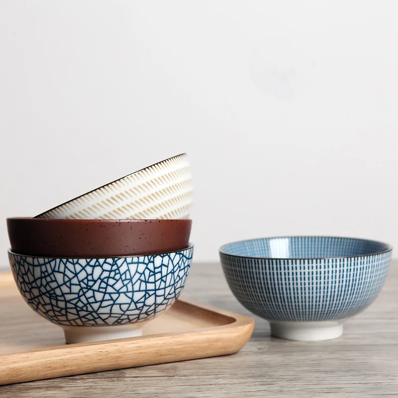 Set of 4 Japanese Traditional Style Ceramic Dinner Bowls Porcelain Rice Bowls Dinnerware Set Best Gift 4.5inch
Set of 4 Japanese Traditional Style Ceramic Dinner Bowls Porcelain Rice Bowls Dinnerware Set Best Gift 4.5inch