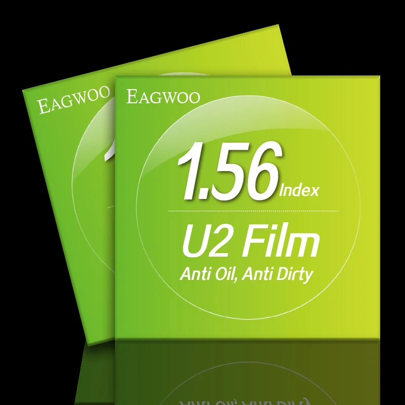1.56 Index Prescription Lenses With U2 Film Organic Resin Aspheric Glasses Lenses Anti Oil Anti Dirty Easy Clean Wide Vision 156
1.56 Index Prescription Lenses With U2 Film Organic Resin Aspheric Glasses Lenses Anti Oil Anti Dirty Easy Clean Wide Vision 156