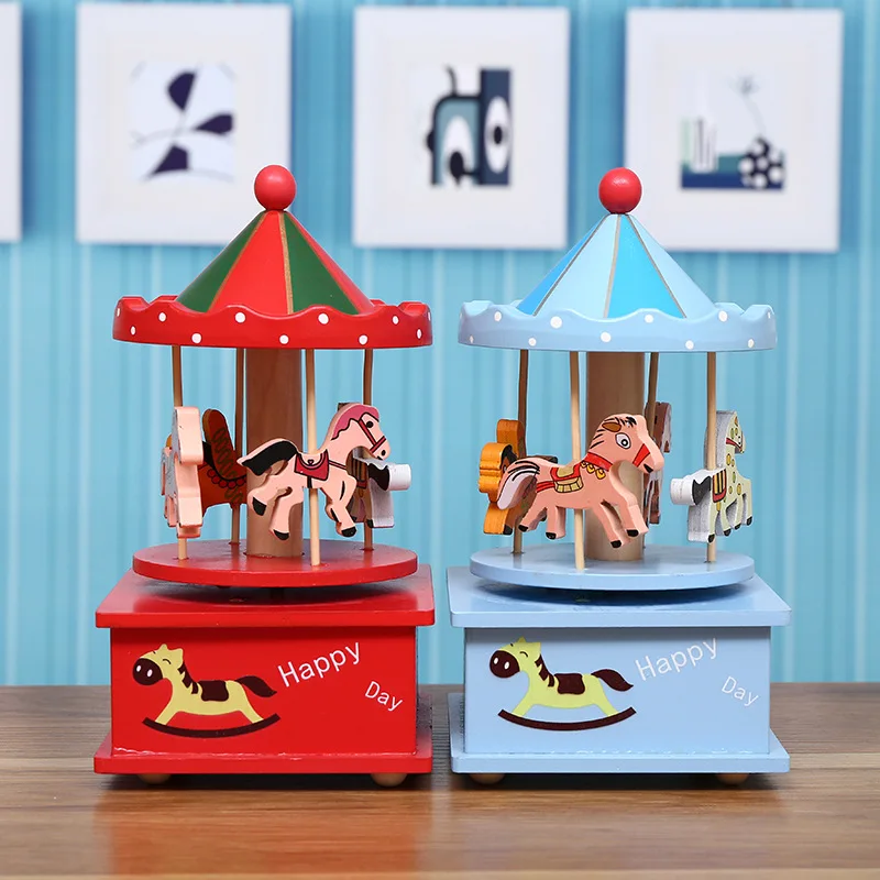Merry Go Round Musical carousel horse wooden carousel music box toy child game Home Decor Christmas Wedding Birthday Gift
Merry Go Round Musical carousel horse wooden carousel music box toy child game Home Decor Christmas Wedding Birthday Gift