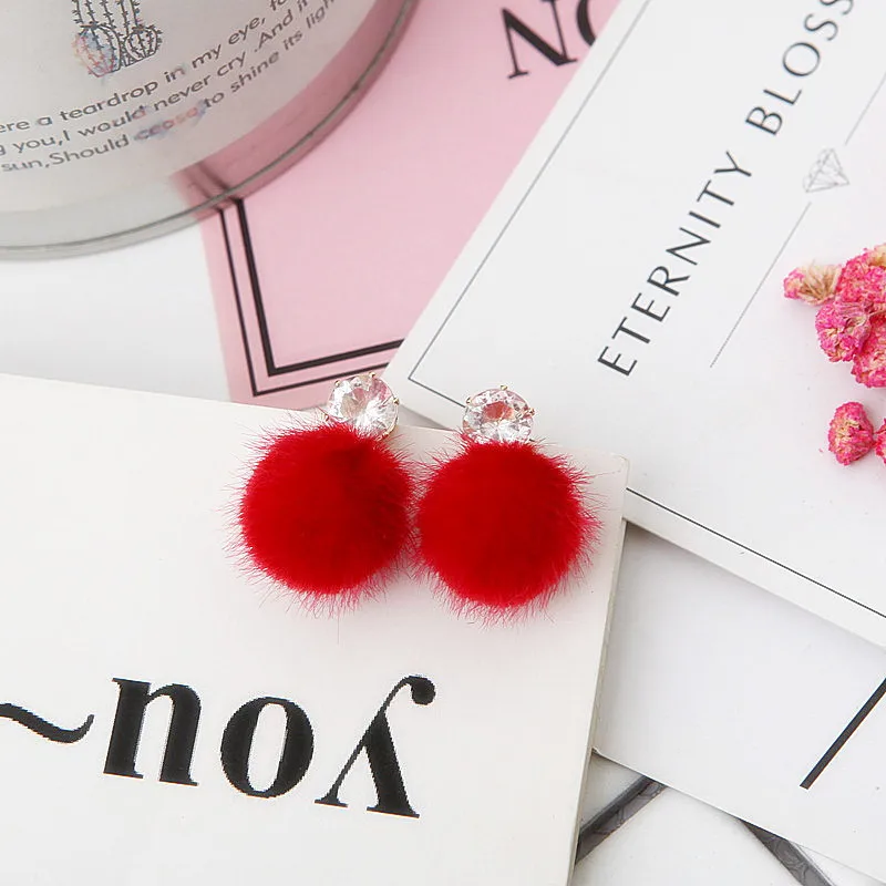 Modern Women's Earrings 2018 Elegant Cute Rhinestone Crystal Pompon Earrings For Women Accessories Hairball Fringe Earrings Gift
Modern Women's Earrings 2018 Elegant Cute Rhinestone Crystal Pompon Earrings For Women Accessories Hairball Fringe Earrings Gift
