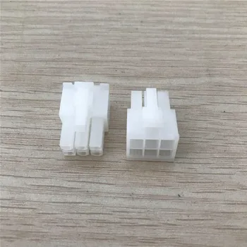 100pcs/lot 6Pin Male to Female Adapter Converter Jack for PC Power Graphics Card Cable DIY White
100pcs/lot 6Pin Male to Female Adapter Converter Jack for PC Power Graphics Card Cable DIY White