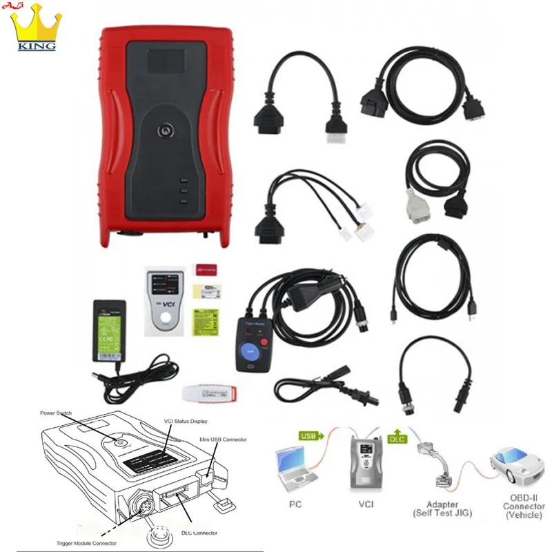 GDS VCI Auto Diagnostic Tool forKIA scanner OBD2 Diagnose Programming Interface Firmware V2.02
GDS VCI Auto Diagnostic Tool forKIA scanner OBD2 Diagnose Programming Interface Firmware V2.02