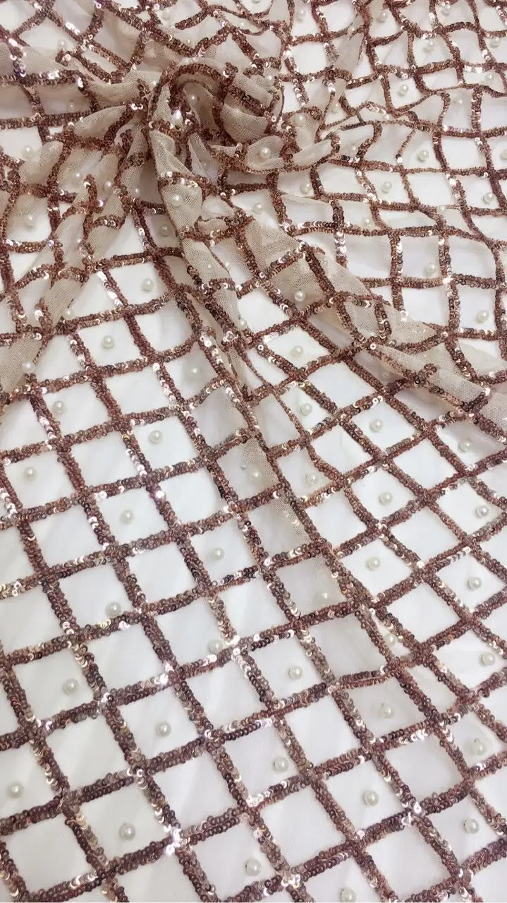 2017 Nigerian Sequins Tulle Lace Fabric Fast Shipping African Lace Fabric For Wedding Gold Color Embroidery beaded lace fabric
2017 Nigerian Sequins Tulle Lace Fabric Fast Shipping African Lace Fabric For Wedding Gold Color Embroidery beaded lace fabric
