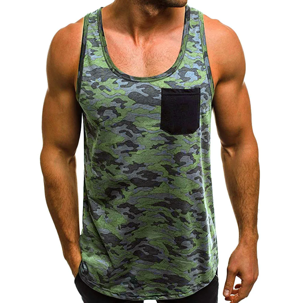 Military Sleeveless Men's Camouflage quick drying Muscle Summer Vest clothing Bodybuilding Fitness Men Tank Top Undershirt Z0508
Military Sleeveless Men's Camouflage quick drying Muscle Summer Vest clothing Bodybuilding Fitness Men Tank Top Undershirt Z0508