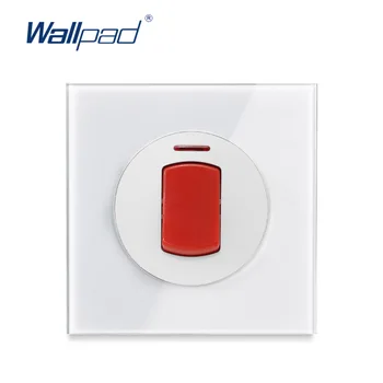 Wallpad L6 20A Water Heater DP Switch White Tempered Glass Crystal Panel Single Frame UK BS Standard
Wallpad L6 20A Water Heater DP Switch White Tempered Glass Crystal Panel Single Frame UK BS Standard