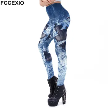 FCCEXIO 3D Printed Blue Sea Pattern Leggings Women Workout Fitness Legging Street Leggins Plus Size High Quality Workout Pants
FCCEXIO 3D Printed Blue Sea Pattern Leggings Women Workout Fitness Legging Street Leggins Plus Size High Quality Workout Pants
