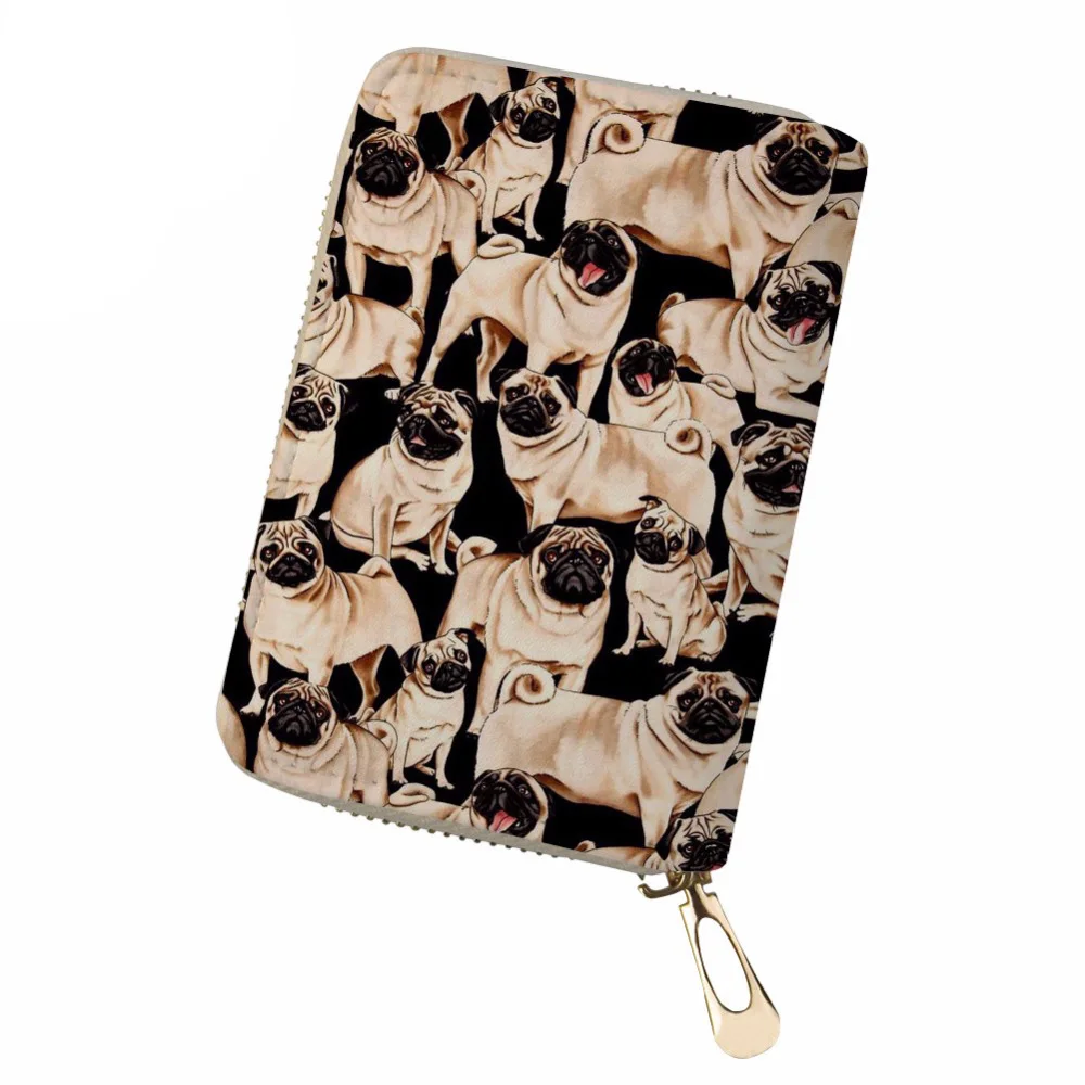 NOISYDESIGNS Women PU Leather Card Holder Pug Dog Print Credit Card Holder for Travel Ladies Driving License Cover Case Cards
NOISYDESIGNS Women PU Leather Card Holder Pug Dog Print Credit Card Holder for Travel Ladies Driving License Cover Case Cards