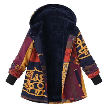 Female Plus Size Winter Fashion Long Sleeve Basic Outerwear New Women Retro Hooded Ethnic Printed Faux Fluffy Warm Thicken Coat
Female Plus Size Winter Fashion Long Sleeve Basic Outerwear New Women Retro Hooded Ethnic Printed Faux Fluffy Warm Thicken Coat