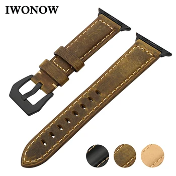 France Genuine Leather Watchband for iWatch Apple Watch 38mm 42mm Series 1 2 3 Vintage Strap Stainless Steel Buckle Wrist Band
France Genuine Leather Watchband for iWatch Apple Watch 38mm 42mm Series 1 2 3 Vintage Strap Stainless Steel Buckle Wrist Band