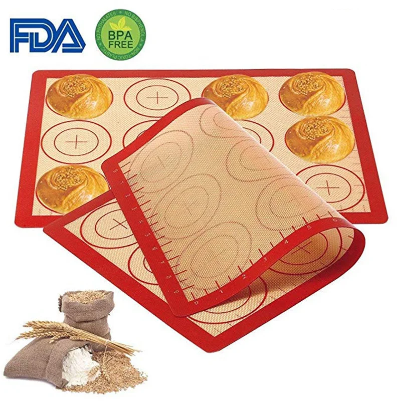 Non-stick Silicone Pastry Mat,Set of 1 Half Sheet Silicone Baking Mat Heat Resistance Cooking Surface (Black)
Non-stick Silicone Pastry Mat,Set of 1 Half Sheet Silicone Baking Mat Heat Resistance Cooking Surface (Black)