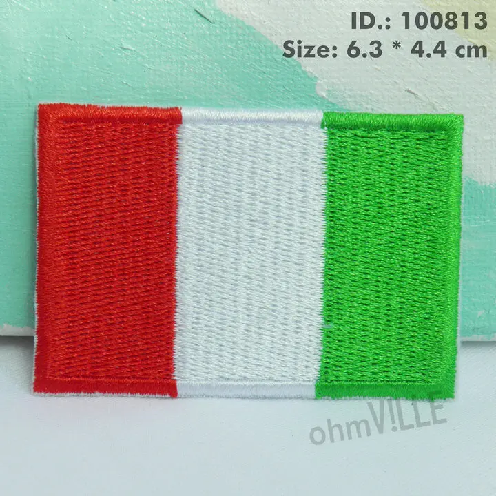 100813 Flag Of Italy Emblem Iron-on Patches "easy To Apply, Just Iron-on" Guaranteed 100% Quality Patch + Free Shipping
100813 Flag Of Italy Emblem Iron-on Patches "easy To Apply, Just Iron-on" Guaranteed 100% Quality Patch + Free Shipping