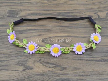 10pcs/lot Holiday Daisy Hair Wreath Purple Baby Skinny Hemp Headbands Girls Women Hair Crown Accessories Pageant Party Hairwear 
10pcs/lot Holiday Daisy Hair Wreath Purple Baby Skinny Hemp Headbands Girls Women Hair Crown Accessories Pageant Party Hairwear