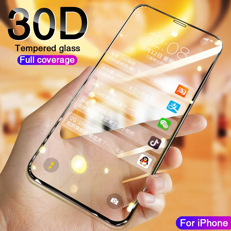 GVU 30D Protective Tempered Glass Full Cover On The For IPhone X 8 7 6 6s Plus Screen Protector For IPhone XR XS MAX Glass Film
GVU 30D Protective Tempered Glass Full Cover On The For IPhone X 8 7 6 6s Plus Screen Protector For IPhone XR XS MAX Glass Film