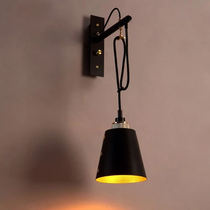 Loft Style Wall Light Wrought Iron Vintage Wall Sconces Creative Mining Hanging Wire Wall Lamp Cafe Bars Industrial Wall Sconce
Loft Style Wall Light Wrought Iron Vintage Wall Sconces Creative Mining Hanging Wire Wall Lamp Cafe Bars Industrial Wall Sconce