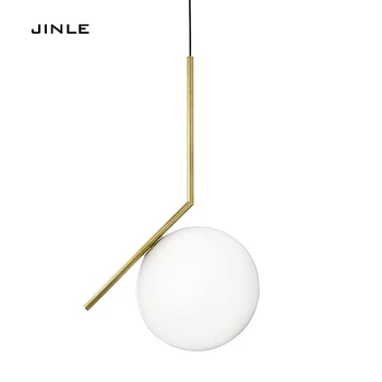 Simple modern milky white glass shade Gold body Pendant Light copper art lamp body Wine bar decorate droplight Italy design
Simple modern milky white glass shade Gold body Pendant Light copper art lamp body Wine bar decorate droplight Italy design