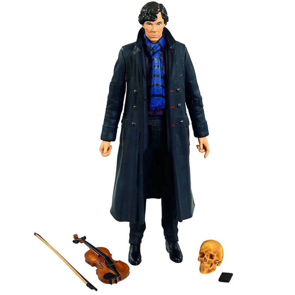 Sherlock 5-Inch Scale Action Figure Poseable Arms 221B Holmes Benedict Cumberbatch with Phone Violin Skull Figurine Toys
Sherlock 5-Inch Scale Action Figure Poseable Arms 221B Holmes Benedict Cumberbatch with Phone Violin Skull Figurine Toys