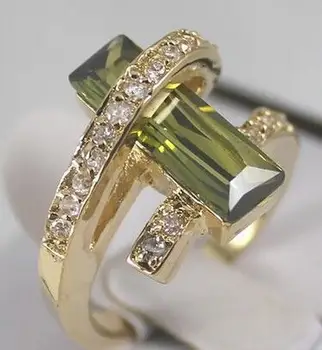 Free shipping 0x Hot '' golden GOLD GP Jewelry olive green Crystal Ring Size :7 8 9
Free shipping 0x Hot '' golden GOLD GP Jewelry olive green Crystal Ring Size :7 8 9