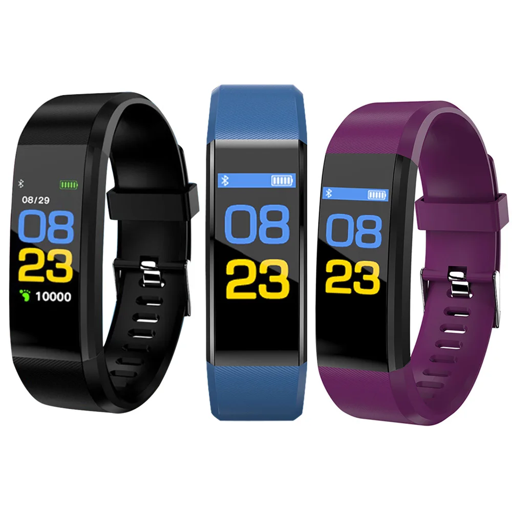 New 115 Plus Smart Wristband Fitness Tracker Heart Rate Monitor Blood Pressure Smartwatch Sport Waterproof Smart Watch
New 115 Plus Smart Wristband Fitness Tracker Heart Rate Monitor Blood Pressure Smartwatch Sport Waterproof Smart Watch