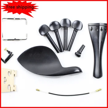 Ebony wood 4/4 violin accessories code bridge Chinrest intestinal fine-tuning the tuner tail rope
Ebony wood 4/4 violin accessories code bridge Chinrest intestinal fine-tuning the tuner tail rope