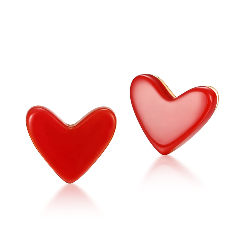 ALLNOEL Solid 925 Sterling Silver Stud Earrings For Women Lovely Red Heart Ear Stud Coral Gemstone Gold Color Wedding Earrings
ALLNOEL Solid 925 Sterling Silver Stud Earrings For Women Lovely Red Heart Ear Stud Coral Gemstone Gold Color Wedding Earrings
