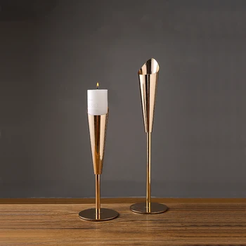2pc/set metal candle holder gold Wedding Decorations Metal Candle Stand Candlestick Gold Plate Candle Holder
2pc/set metal candle holder gold Wedding Decorations Metal Candle Stand Candlestick Gold Plate Candle Holder
