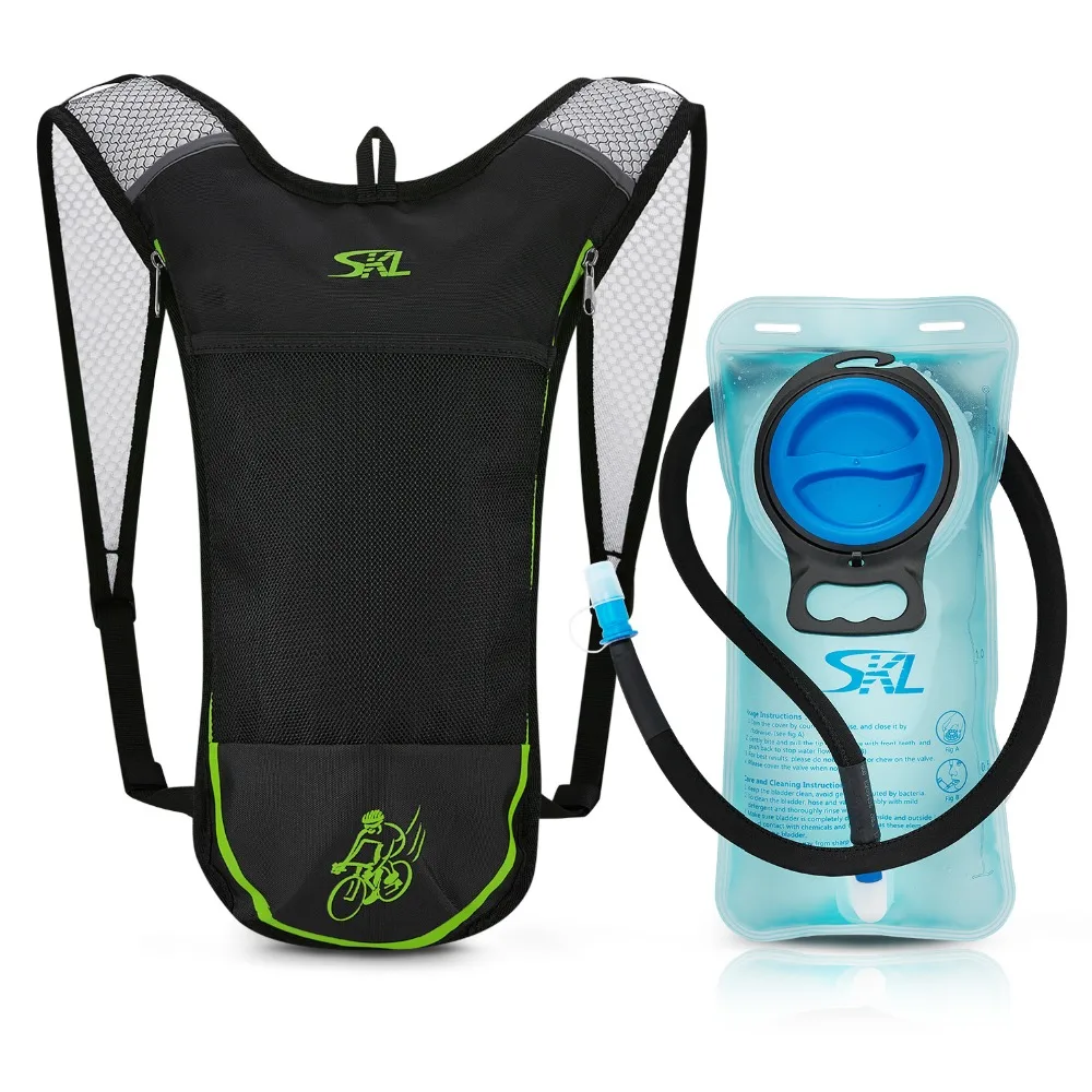 SKL Upgrated Hydration Backpack Cycling Pack With 2L Water Bladder PBA Free Reservoir For Outdoor Running Biking Hiking Climbing
SKL Upgrated Hydration Backpack Cycling Pack With 2L Water Bladder PBA Free Reservoir For Outdoor Running Biking Hiking Climbing