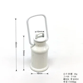 Silver/White Milk Can Mini Doll House Accessories Simulation Kitchen Pocket Kitchenware
Silver/White Milk Can Mini Doll House Accessories Simulation Kitchen Pocket Kitchenware