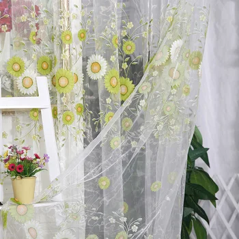 Sunflower Pattern Sunflower Tulle Voile Window Curtain Panel Sheer Drape Scarf Living Room Curtain
Sunflower Pattern Sunflower Tulle Voile Window Curtain Panel Sheer Drape Scarf Living Room Curtain