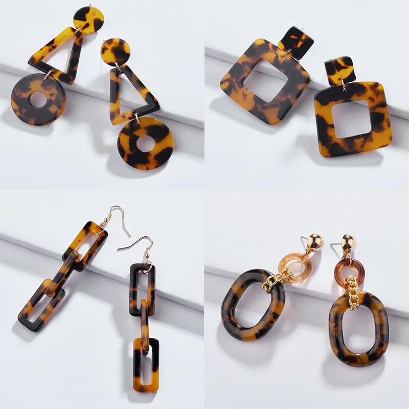 ZWPON 2018 New Geometric Resin Leopard Earrings for Women Fashion Jewelry Statement Earrings Oorbellen Voor Vrouwen Wholesale
ZWPON 2018 New Geometric Resin Leopard Earrings for Women Fashion Jewelry Statement Earrings Oorbellen Voor Vrouwen Wholesale
