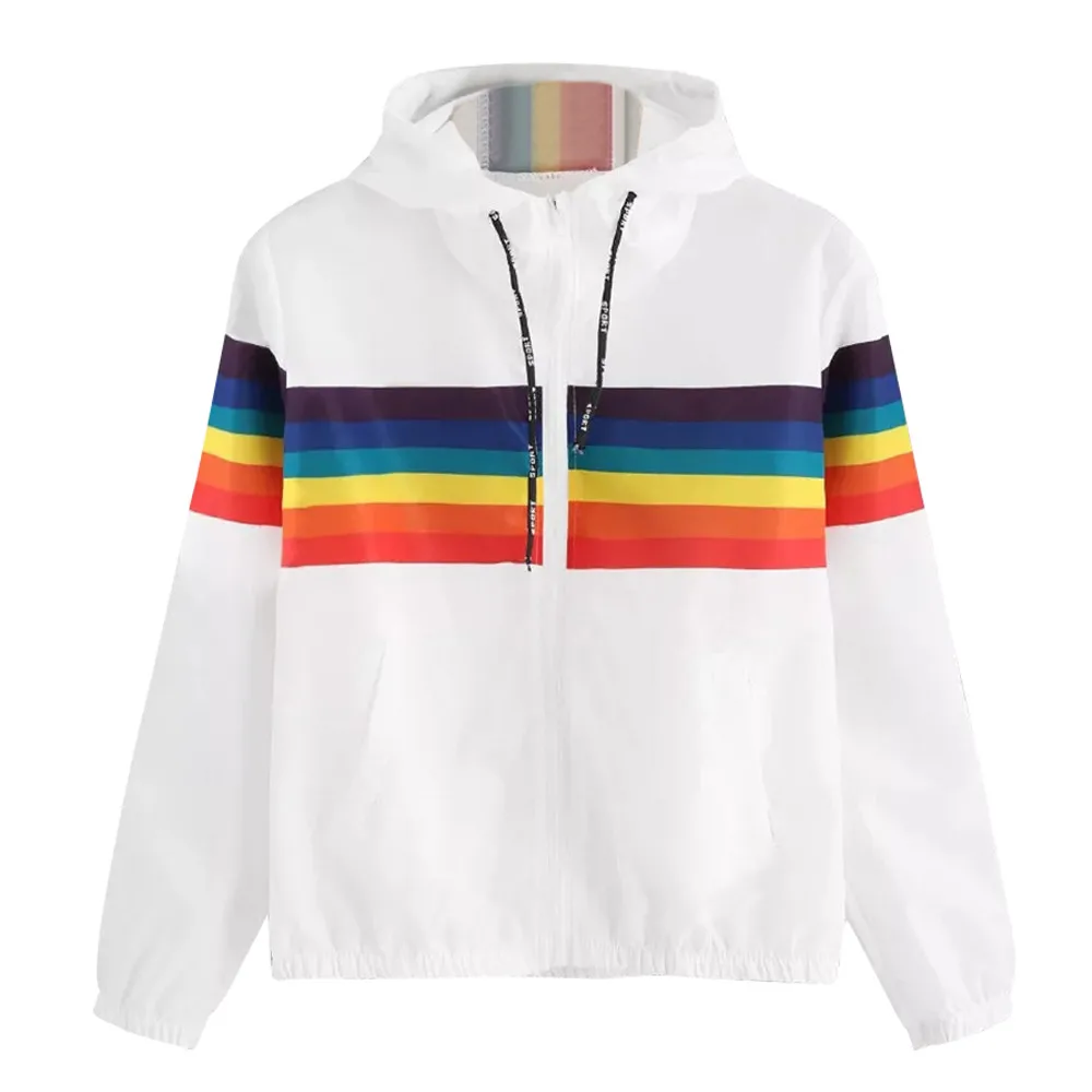 Womens Rainbow Stripe Long Sleeve Sweatshirt Fashion Female Patchwork Hooded Casual oversized Ladies clothes sudadera mujer d1
Womens Rainbow Stripe Long Sleeve Sweatshirt Fashion Female Patchwork Hooded Casual oversized Ladies clothes sudadera mujer d1