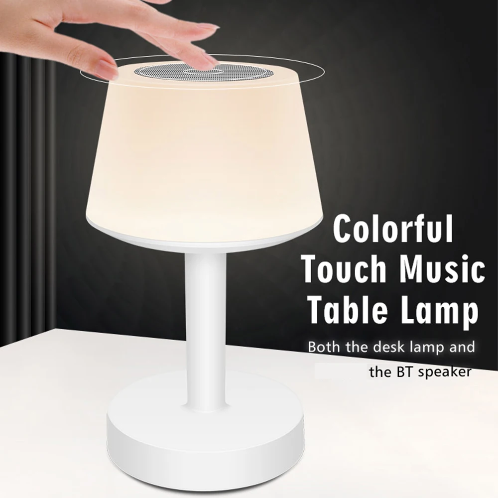 LED Night Light Lamp Portable Wireless Music Speaker Smart Touchable USB Charge Light Colorful LED Night Bedside Table Lamp
LED Night Light Lamp Portable Wireless Music Speaker Smart Touchable USB Charge Light Colorful LED Night Bedside Table Lamp