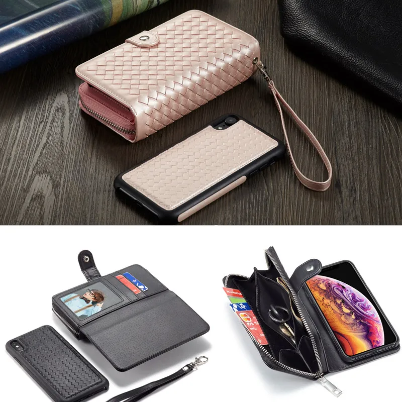 For iPhone 6S 7 8 Plus xs max XR Wallet Flip Leather Removable Magnetic Multi-functional high-capacity Case Cover
For iPhone 6S 7 8 Plus xs max XR Wallet Flip Leather Removable Magnetic Multi-functional high-capacity Case Cover