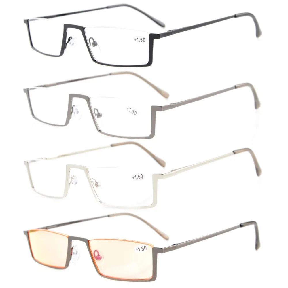 R1613 Mix Eyekepper 4-Pack Quality Spring Hinges Half-Rim Reading Glasses Include Computer Readers +0.50----+4.00
R1613 Mix Eyekepper 4-Pack Quality Spring Hinges Half-Rim Reading Glasses Include Computer Readers +0.50----+4.00