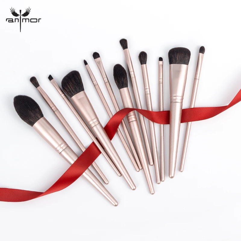 Anmor 12Pcs Makeup Brush Set Professional Powder Highlighter Foundation Eyeshadow Blending Make Up Tool Brushes Recommend
Anmor 12Pcs Makeup Brush Set Professional Powder Highlighter Foundation Eyeshadow Blending Make Up Tool Brushes Recommend