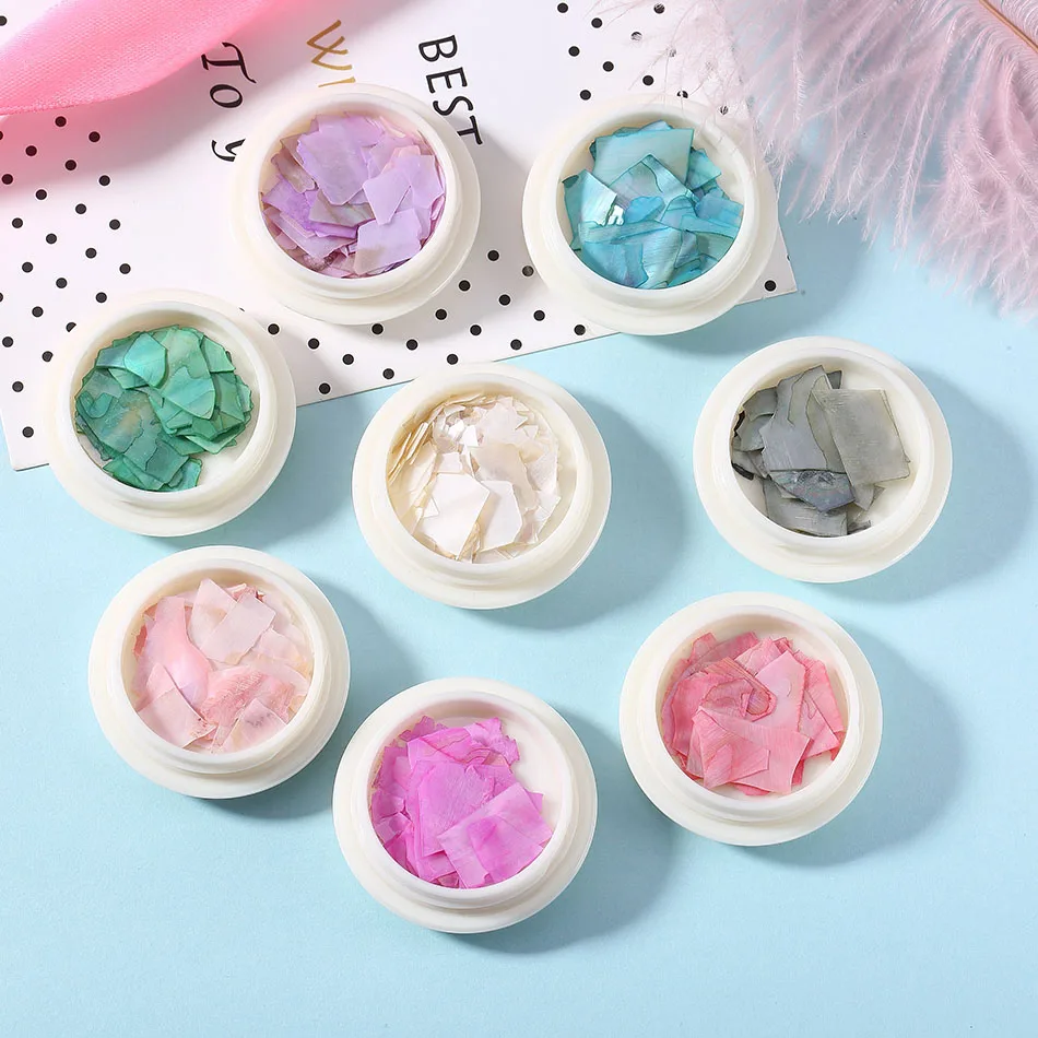ROHWXY 1 Box Pretty Abalone Shell Piece 3D Charm Nail Art Decorations Slice DIY Beauty Nail Decals Manicure Decoration Jewelry
ROHWXY 1 Box Pretty Abalone Shell Piece 3D Charm Nail Art Decorations Slice DIY Beauty Nail Decals Manicure Decoration Jewelry
