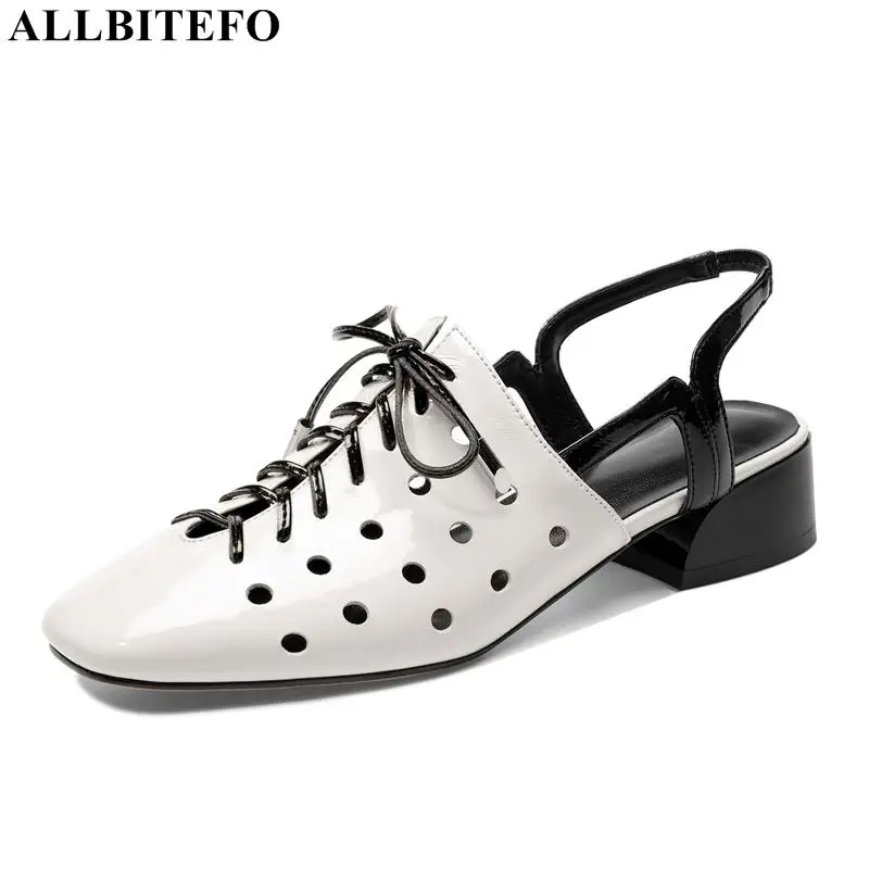 ALLBITEFO fashion brand genuine leather square toe high heels office ladies shoes summer women sandals high quality women heels
ALLBITEFO fashion brand genuine leather square toe high heels office ladies shoes summer women sandals high quality women heels
