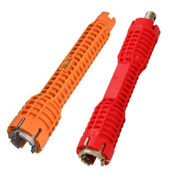 Faucet and Sink Installer Tool Water Pipe Wrench Anti-Slip Handle Double Head Wrench Tool Plumbers Homeowners Wrench Tools
Faucet and Sink Installer Tool Water Pipe Wrench Anti-Slip Handle Double Head Wrench Tool Plumbers Homeowners Wrench Tools