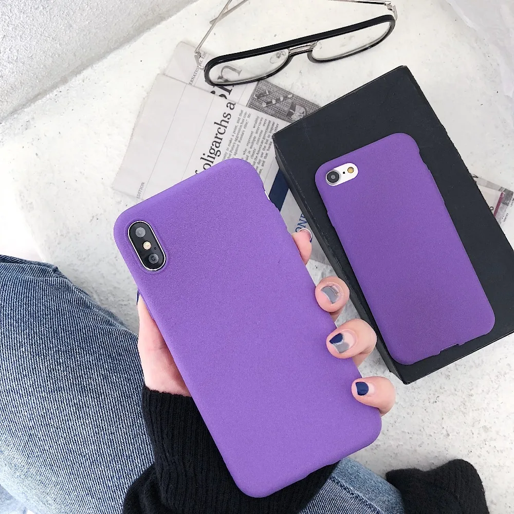 For IPhone X 6 7 8 Fashion Prime Matte Purple Back Cover For 8 Plus Gradient tpu cellphone case ultra thin protective case
For IPhone X 6 7 8 Fashion Prime Matte Purple Back Cover For 8 Plus Gradient tpu cellphone case ultra thin protective case
