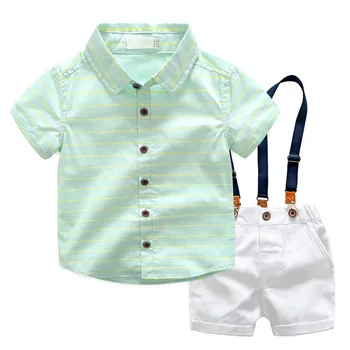 2017 summerboys clothing sets boys gentleman striped shirts+braces shorts clothes set children party clothing 2pcs
2017 summerboys clothing sets boys gentleman striped shirts+braces shorts clothes set children party clothing 2pcs