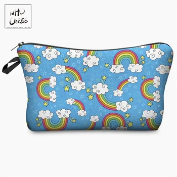 Who Cares Rainbow 3D Printing Fashion Cosmetic Organizer Bag Makeup Bags ladies Pouch Women Cosmetic Bag 
Who Cares Rainbow 3D Printing Fashion Cosmetic Organizer Bag Makeup Bags ladies Pouch Women Cosmetic Bag