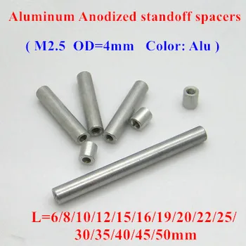 20pcs M2.5 aluminum rods M2.5*6/8/10/12/15/20/25/30/35mm Aluminum Alloy round standoff spacer Spacing screws for RC Parts D=4mm
20pcs M2.5 aluminum rods M2.5*6/8/10/12/15/20/25/30/35mm Aluminum Alloy round standoff spacer Spacing screws for RC Parts D=4mm